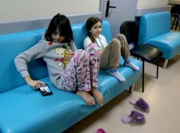 Patients at Okhmatdyt Children's Hospital