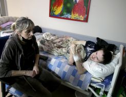 Patients at Okhmatdyt Children's Hospital