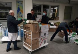 Humanitarian aid at the Okhmatdyt Childrens Hospital