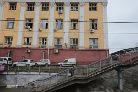 Consequences of the explosion near the South Railway Station in Kyiv