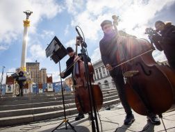 Free Sky concert on Independence Square in Kyiv