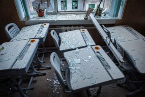 Destroyed after rocket fire lyceum