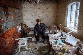 Consequences of missiles hitting the private sector of Zhytomyr