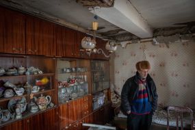 Consequences of missiles hitting the private sector of Zhytomyr