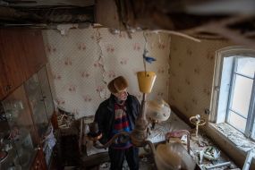 Consequences of missiles hitting the private sector of Zhytomyr