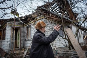 Consequences of missiles hitting the private sector of Zhytomyr