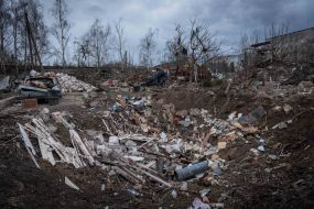 Consequences of missiles hitting the private sector of Zhytomyr