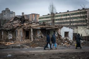 Consequences of missiles hitting the private sector of Zhytomyr