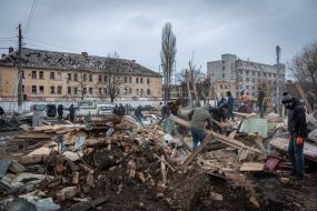 Consequences of missiles hitting the private sector of Zhytomyr