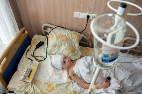 A seven-year-old boy Vova was injured in the shelling