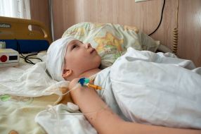 A seven-year-old boy Vova was injured in the shelling