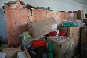 Warehouse for volunteer help