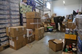 Warehouse for volunteer help