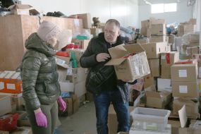 Warehouse for volunteer help