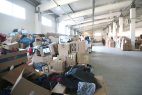 Warehouse for volunteer help