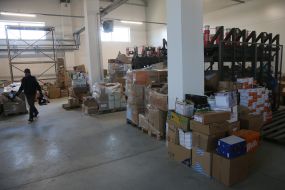 Warehouse for volunteer help