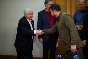 Yaroslav Kachynskyy and Volodymyr Zelensky