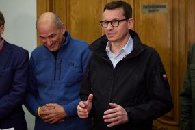 Yanez Yansha, Mateush Moravytskyy and Denys Shmyhal