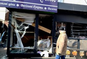 The shop in Kyiv was destroyed by the blast