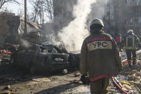 Consequences of the shelling of the Vynohradar microdistrict