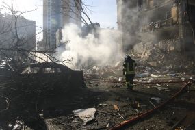 Consequences of the shelling of the Vynohradar microdistrict