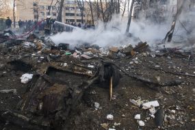 Consequences of the shelling of the Vynohradar microdistrict