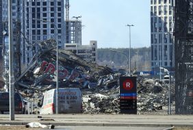 Руины спортивного клуба Sport Life в Киеве