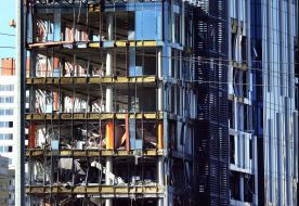 The shopping center in Kyiv was destroyed