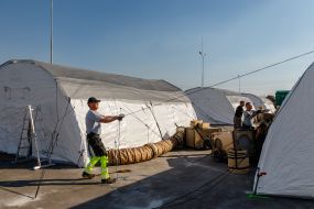 Центр для вынужденных переселенцев на Закарпатье