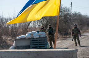 Checkpoint in Kharkiv region