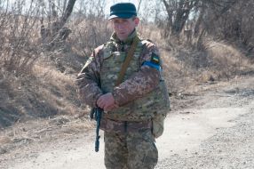 Checkpoint in Kharkiv region