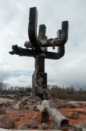 The Russians fired on a Holocaust memorial