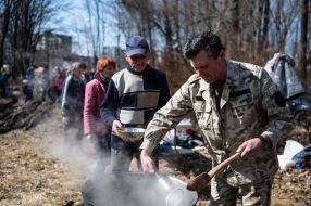 Toloka in the park in Drohobych