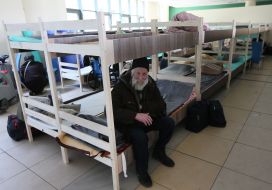 Чоловік-переселенець у Львові