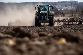 Soil preparation for sowing corn in Lviv region
