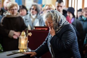 Farewell ceremony for serviceman Vasily Veklyuk