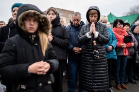 Farewell ceremony for serviceman Vasily Veklyuk