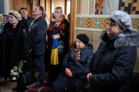 Farewell ceremony for serviceman Vasily Veklyuk