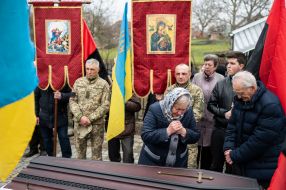Farewell ceremony for serviceman Vasily Veklyuk
