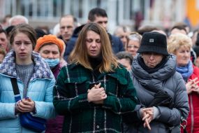 Farewell ceremony for serviceman Vasily Veklyuk