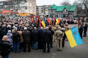 Farewell ceremony for serviceman Vasily Veklyuk