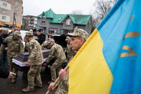 Farewell ceremony for serviceman Vasily Veklyuk