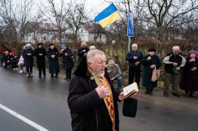 Farewell ceremony for serviceman Vasily Veklyuk
