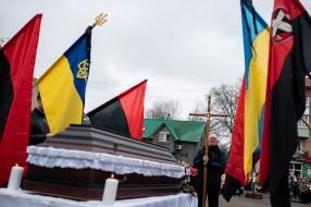 Farewell ceremony for serviceman Vasily Veklyuk