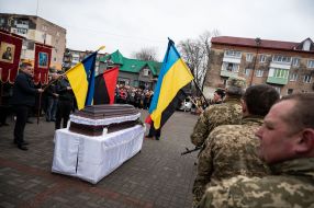 Farewell ceremony for serviceman Vasily Veklyuk