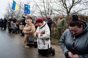 Farewell ceremony for serviceman Vasily Veklyuk