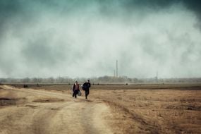 Evacuation of people from Chernihiv