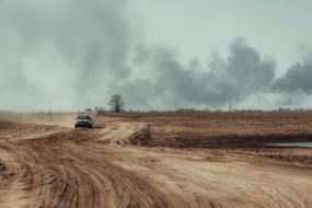 Evacuation of people from Chernihiv