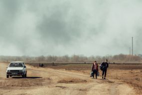 Evacuation of people from Chernihiv