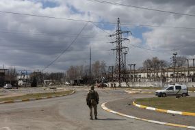 Results of shelling and explosions in Bucha